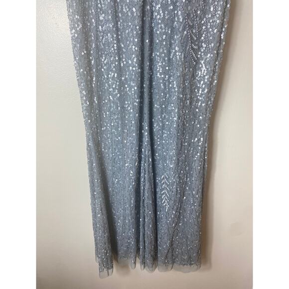 NWT ADRIANNA PAPELL DRESS GOWN MOTHER OF THE BRIDE FORMAL EVENING WEDDING GUEST - Picture 11 of 16